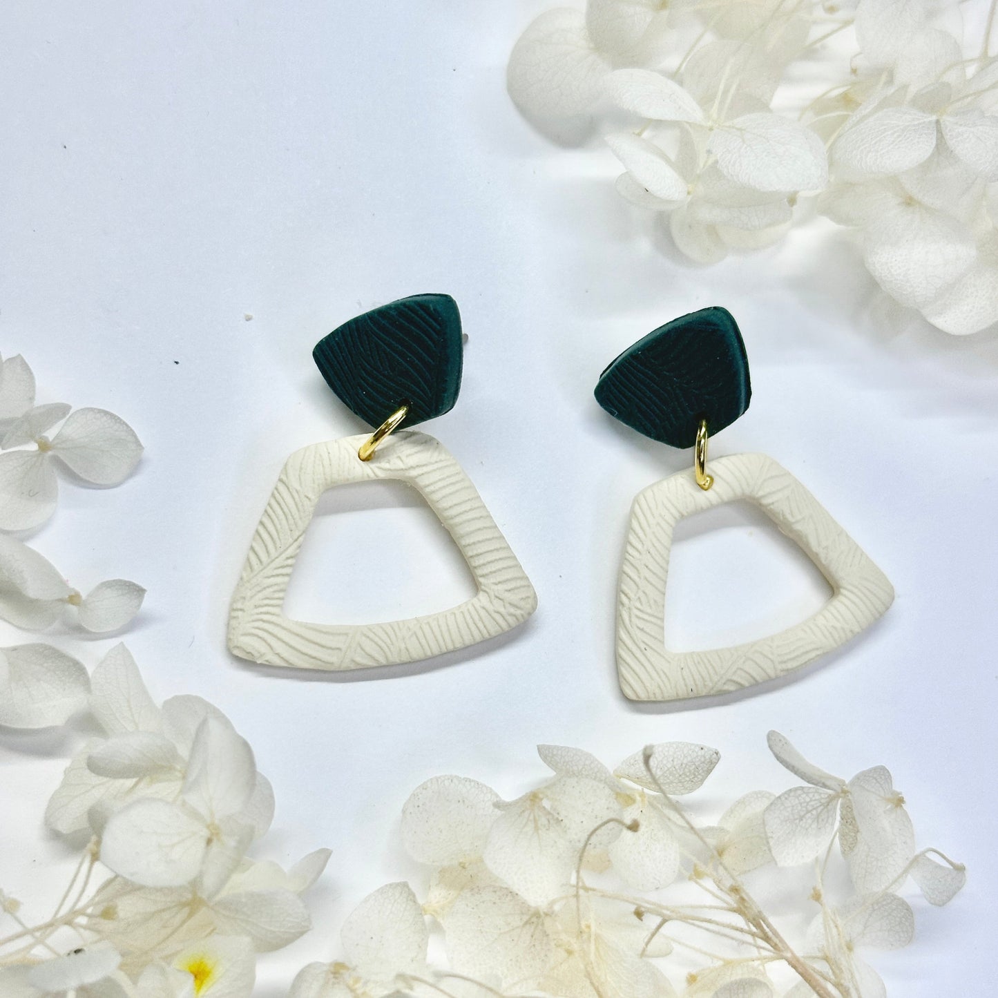 Honey Maple Drops – handmade polymer clay earrings by Klaily