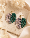 Dirty Martini Monstera Earrings | September Exclusive Design