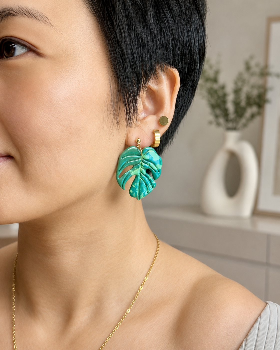 Vietciosa Monstera Earrings | September Exclusive Design