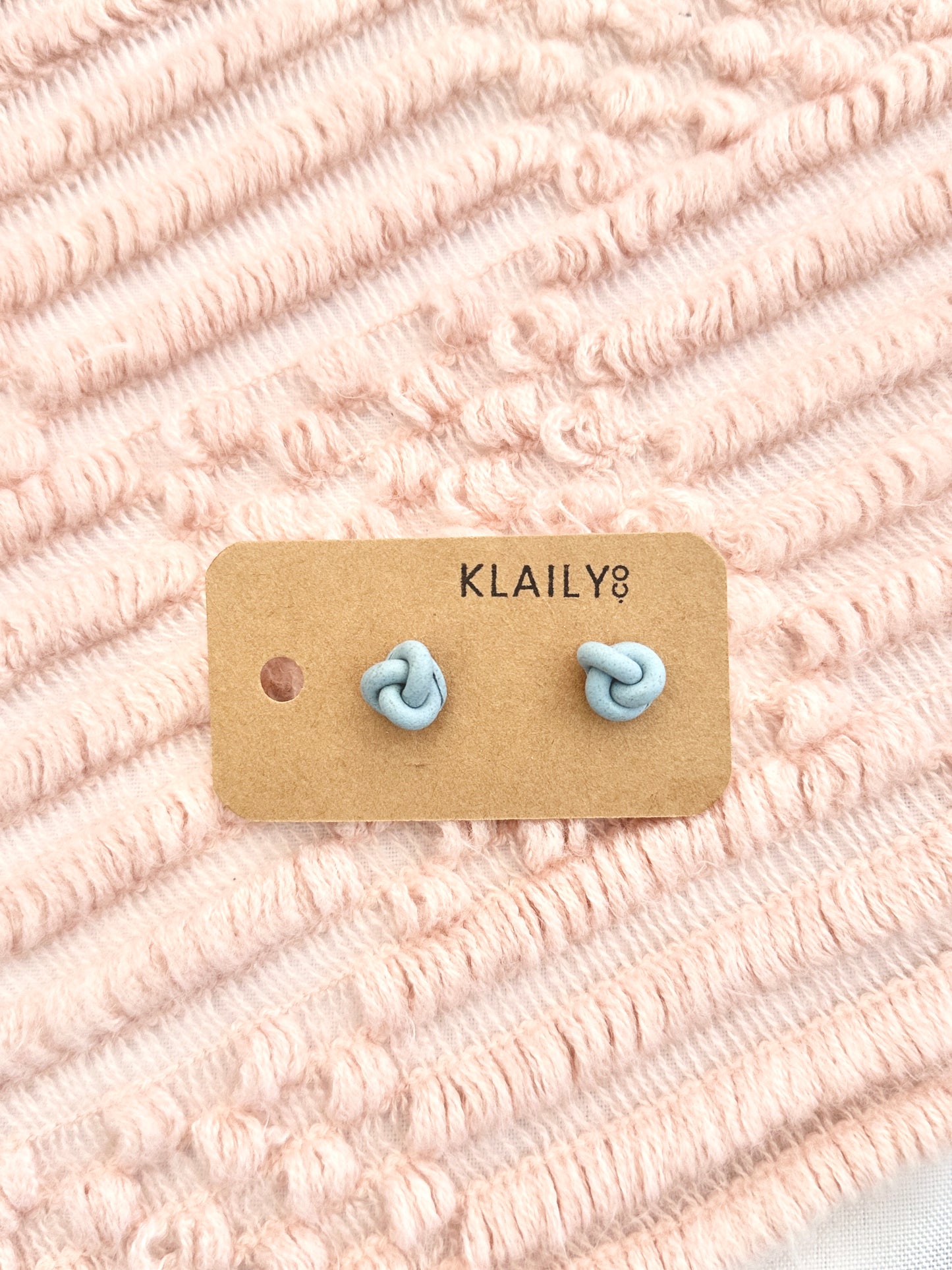 Blue Knot Studs
