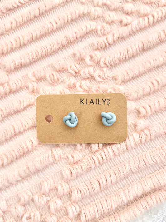 Blue Knot Studs