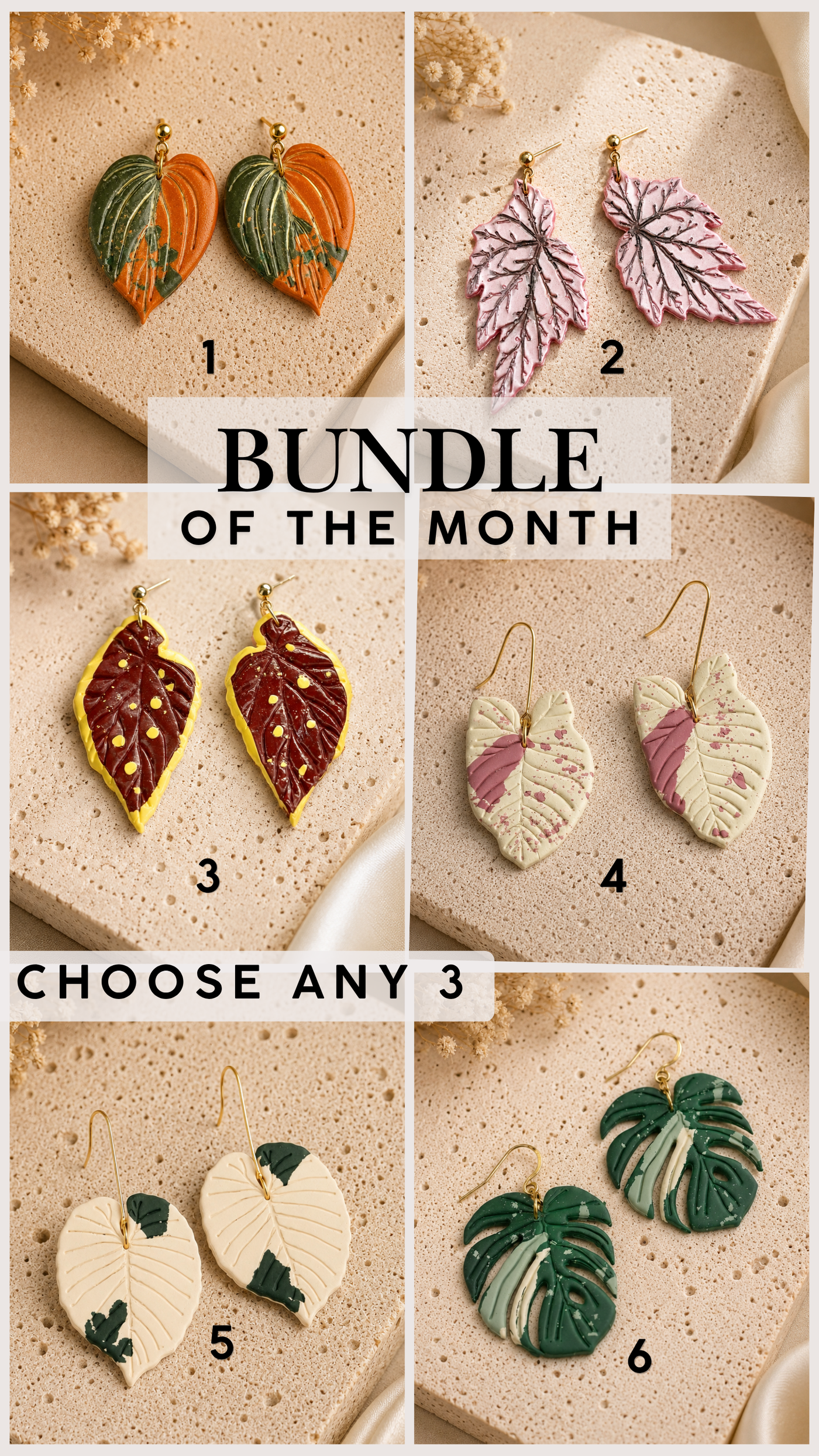 July Plant Earring Bundle of the Month - Klaily