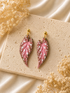 Pink Begonia Maculata Earrings