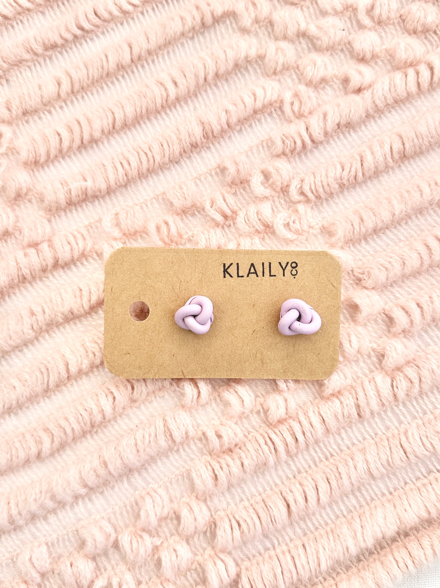 Purple Knot Studs