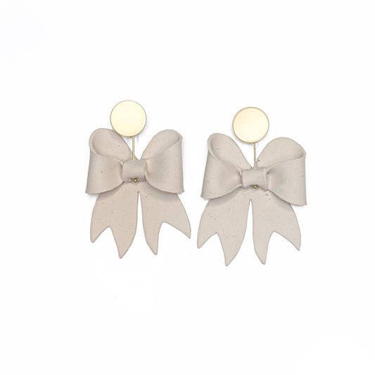 Large Coquette Bow Earrings - Klaily