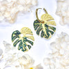 Cream Variegata Monstera Charms